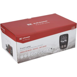 Priekiniai žibintai LED, stačiakampiai, 12/24V, 220x197,2x80,5 mm, šildomi, tolimosios / artimosios šviesos, apsauga nuo sniego,