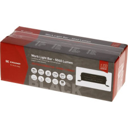 Darbo šviesos juosta LED, 60W, 5040lm, stačiakampė, 12/24V, balta/oranžinė, 204x70x67mm Deutsch kištukas, Combo, tiesus, 12LED, 