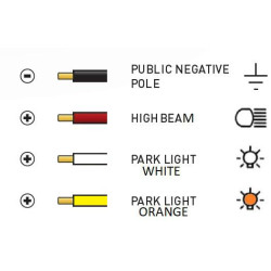 Darbo šviesos juosta LED, 300W, 25200lm, stačiakampė, 12/24V, balta/oranžinė, 814.9x70x78.6mm Deutsch kištukas, Combo, lenktas, 
