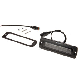 Darbo šviesos netiesioginis LED, 30 W, 2880 lm, stačiakampis, 12/24V, baltas, 157x49,7x60 mm Deutsch kištukas, Flood, 6LED LA106