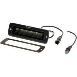 Darbo šviesos netiesioginis LED, 30 W, 2880 lm, stačiakampis, 12/24V, baltas, 157x49,7x60 mm Deutsch kištukas, Flood, 6LED LA106