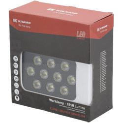 Darbinis šviesos diodas, 100 W, 8950 lm, stačiakampis, 12/24V, baltas, 150x112x52,7 mm Deutsch kištukas, Flood, 20LED LA10835
