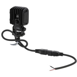 Darbinis šviesos diodas, 40 W, 2650 lm, kvadratinis, 12/24 V, baltas, 70,1x126,6x49,7 mm Deutsch kištukas, Flood, 8LED LA10832