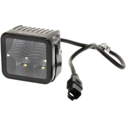 Darbo šviesos netiesioginis LED, 40 W, 4800 lm, kvadratinis, 12/24V, baltas, 81x82,5x67,5 mm Deutsch kištukas, Flood, 4LED LA106