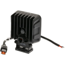 Darbinis šviesos diodas, 90 W, 6800 lm, kvadratinis, 12/24 V, baltas, 108x120,7x52,7 mm Deutsch kištukas, Flood, 18LED LA10833