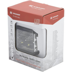 Darbinis šviesos diodas, 70W, 8400lm, kvadratinis, 12/24V, baltas/oranžinis, 97x77x75mm Deutsch kištukas, Flood, 10 LED LA10612