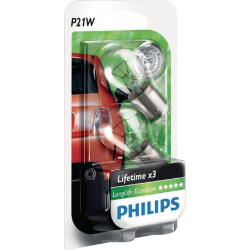 Lemputė Įprasta kriaušė P21W 12V 21W BA15s balta Philips GL12498LLECOB2