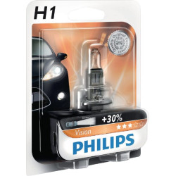 Lemputė Halogeninis vamzdis H1 12V 55W P14.5s baltas Philips GL12258PRB1