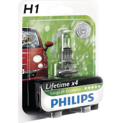 Lemputė Halogeninis vamzdis H1 12V 55W P14.5s baltas Philips GL12258LLECOB1