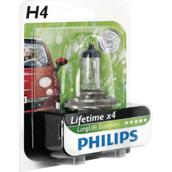 Lemputė Halogeninis vamzdis H4 12V 55W P43t-38 baltas Philips GL12342LLECOB1