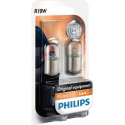 Lemputė Įprastas vamzdis R10W 12V 10W BA15s baltas Philips GL12814B2