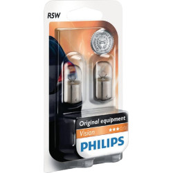Lemputė Įprastas vamzdis R5W 12V 5W BA15s baltas Philips GL12821B2