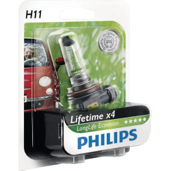 Lemputė Halogen H11 12V 55W PGJ19-2 Philips GL12362LLECOB1