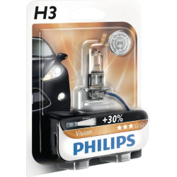 Lemputė Halogeninis vamzdis H3 12V 55W PK22s baltas Philips GL12336PRB1