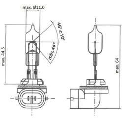 Lemputė 12V 37,5W PGJ13 B37513KR