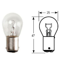 Stop/indikatoriaus lemputė 12v 21w VLX0335
