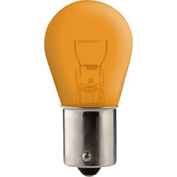 Lemputė 24V 21W BAU15s oranžinė Kramp B2431