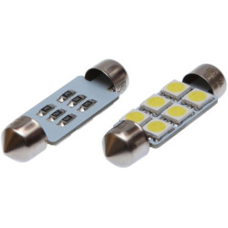 Led lemputė, 24V SV8.5, balta, 10X41 OFF-ROAD (2x) GL249466000P02