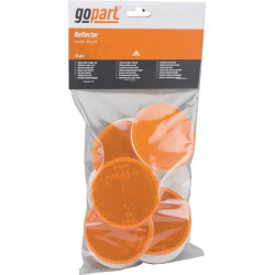 Atšvaitas, gintarinis, apvalus LA75020