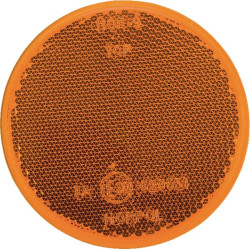 Atšvaitas, gintarinis, apvalus LA75020