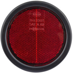 Atšvaitas, Ø95mm, raudonas, E17 339, Hella 8RA002016121