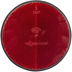 Atšvaitas, Ø85mm, raudonas, E1 31290, Hella 8RA002016111