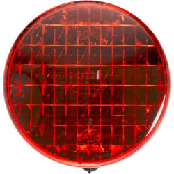 Atšvaitas, Ø66/70mm, raudonas, A:42,2mm, prisukamas M4x12, Hella 8RA009001031