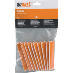 Atšvaitas, gintarinis, stačiakampis LA75014