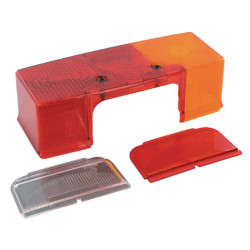 Šviesos objektyvas, raudonas/skaidrus/gintarinis galinis/dešinis Jokon 196023121