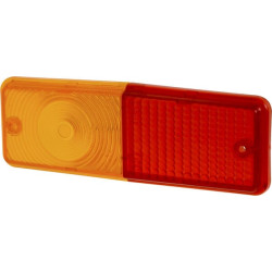 Šviesos objektyvas, gintarinis/raudonas 200x70mm galinis Waś 1400681305