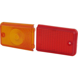 Šviesos objektyvas, gintarinis/raudonas 200x70mm galinis Waś 1400681305