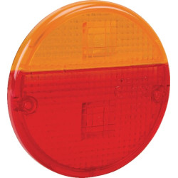 Šviesus objektyvas, raudonas/gintarinis, apvalus KŠ/RH/galinis Cobo 0282820101