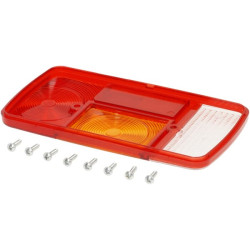 Šviesus objektyvas, skaidrus/raudonas/gintarinis galinis/dešinysis Cobo 02882200