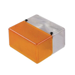 Šviesus lęšis, gintaro spalvos/skaidrus LH/RH Geka EBP96