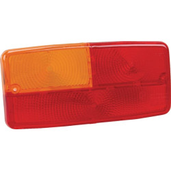 Šviesos lęšis, raudonas/gintaras, stačiakampis galinis/kairysis Cobo 02280210