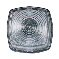 Šviesus objektyvas, skaidrus 62x62mm LH/RH Geka EPL62