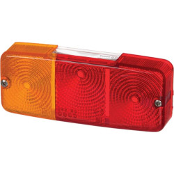 Šviesus objektyvas, skaidrus/raudonas/gintarinis, stačiakampis galinis/kairysis Cobo 02448200