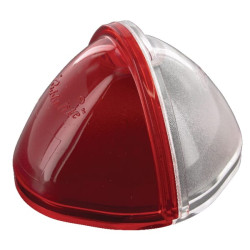 Šviesus objektyvas, raudonas/permatomas LH/RH Rubbolite TOR2676A