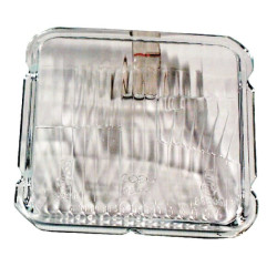 Šviesus objektyvas, skaidrus, kvadratinis 122x122 mm priekis/LH/RH Cobo 05160112