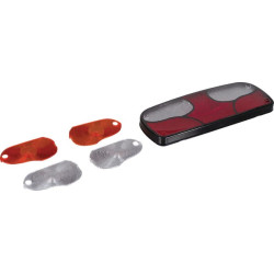 Šviesus objektyvas, gintarinis/raudonas/skaidrus LH/RH/galinis Aspöck 188520002