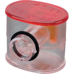 Šviesus lęšis, gintarinis/raudonas/skaidrus Aspöck 188136007