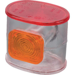 Šviesus lęšis, gintarinis/raudonas/skaidrus Aspöck 188136007