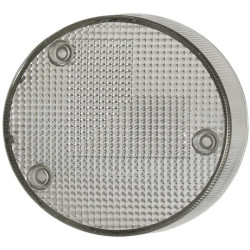 Šviesus objektyvas, pilkas, apvalus galinis/dešinis Hella 9EL990354041