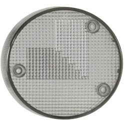 Šviesus objektyvas, pilkas, apvalus galinis/kairės Hella 9EL990354031