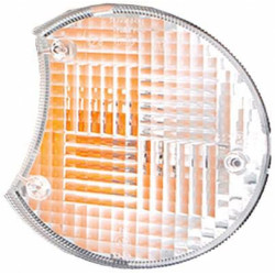 Šviesus objektyvas, pilkas, apvalus galinis/kairės Hella 9EL990354031