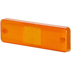 Šviesus objektyvas, gintaro spalvos, stačiakampis 150x30x54mm LH/RH Hella 9EL990267001