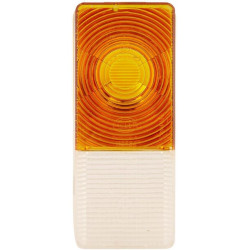 Šviesus lęšis, gintaro spalvos/skaidrus, stačiakampis 170x75mm LH/RH Hella 9EL112744001