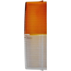 Šviesos lęšis, baltas/gintarinis, stačiakampis LH/RH Hella 9EL120224001