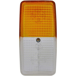 Šviesos lęšis, baltas/gintarinis, stačiakampis LH/RH Hella 9EL120224001