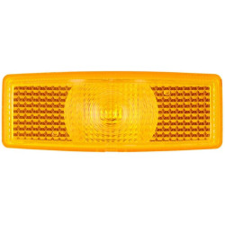 Šviesus lęšis, gintaro spalvos, stačiakampis LH/RH Hella 9EL141135031